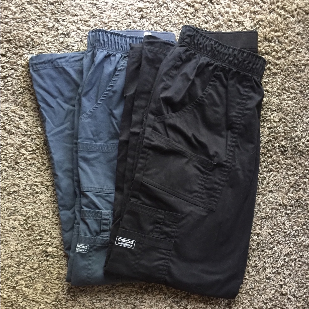 Scrub bottom lot! Cherokee workwear size S petite.